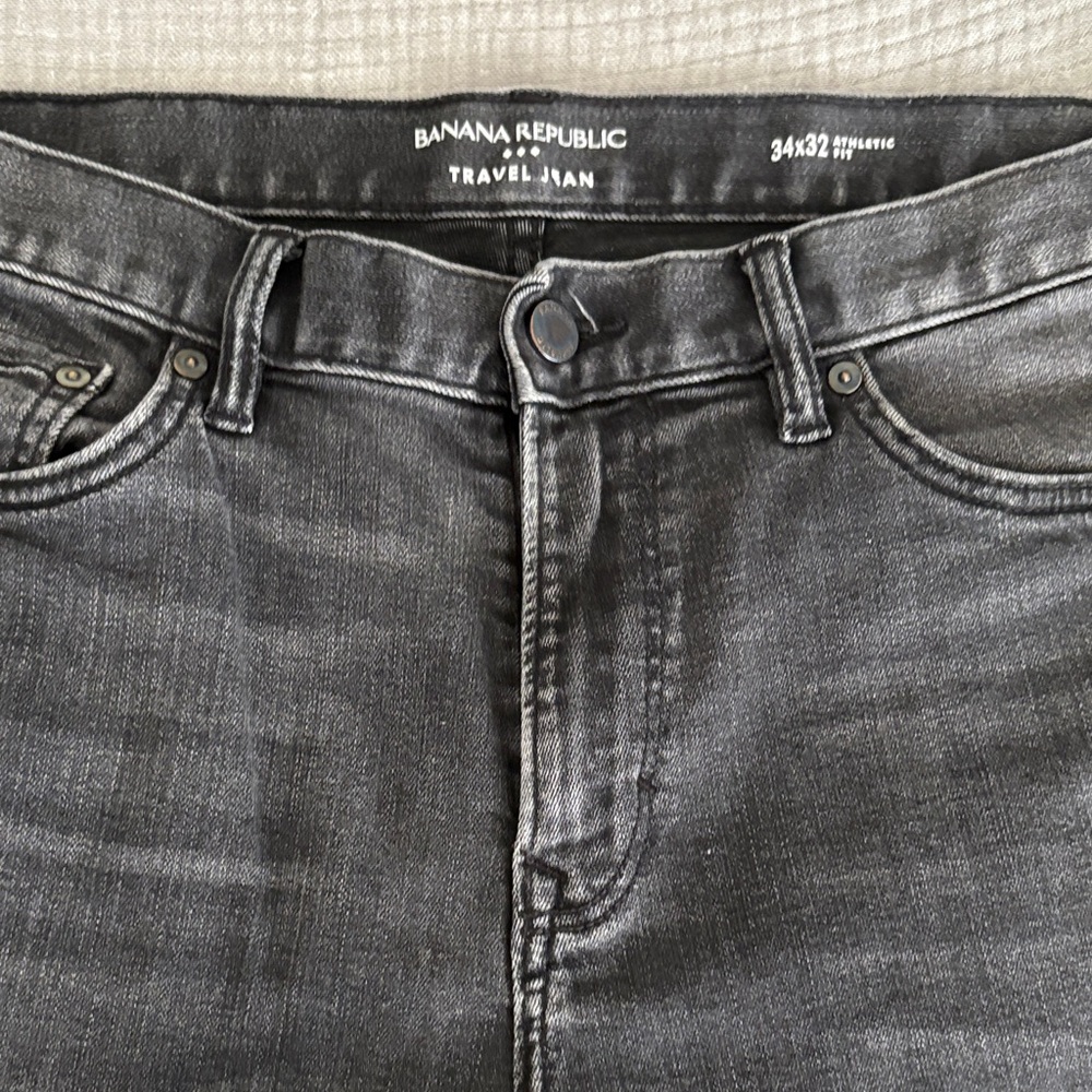 Banana Republic Men's Dark Gray Slim Jeans
